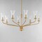 Maxim Lighting Camelot 8-Light Chandelier, Natural Aged Brass 16158CRNAB - alternate 3